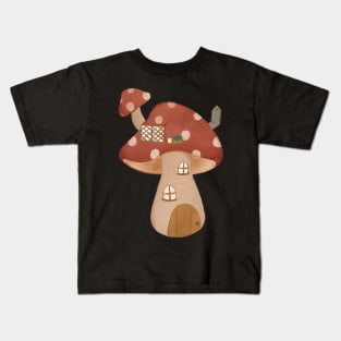 mushroom house Kids T-Shirt